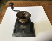 Antique 19c tabletop Coffee Mill