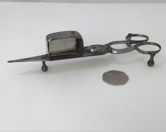 Antique 19th Century Original Candle Snuffer Scissors.
