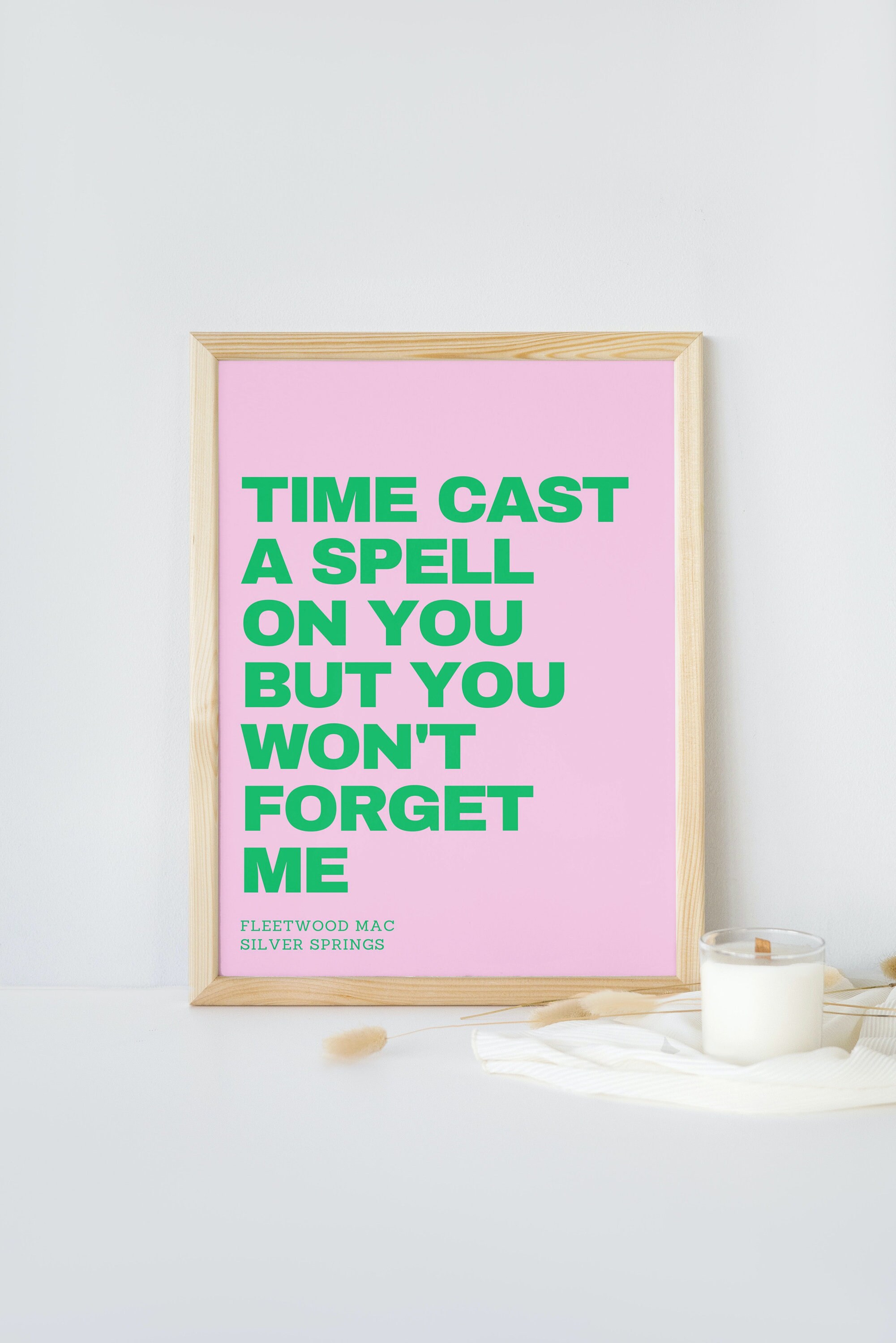 Fleetwood Mac Silver Springs Song Lyrics Digital Download Print