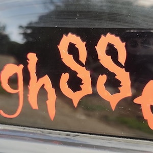 Bleghssed Decal - Waterproof Decal - Customize Your Color! Funny decals for car hilarious dark music metal rock blegh goth gothic music