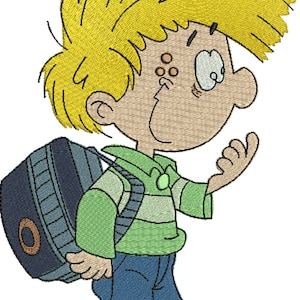 cedric machine embroidery pattern,cedric pattern,cartoon embroidery pattern,embroidery patterns for children