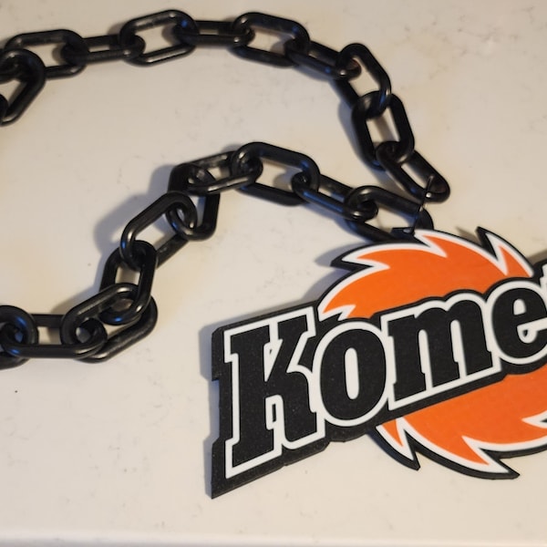 Custom Fan Chain - Giant Logo Necklace - Sports Chain - Homerun Chain - Turnover Chain - Jumbo Oversized Chunky - 3D Printed