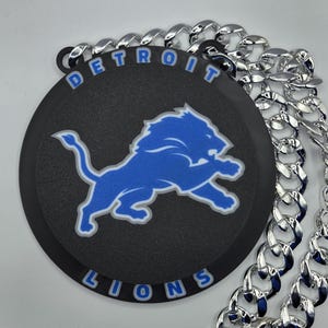 Custom 6&quot; & 9&quot; SPINNER Fan Chain Giant Logo Necklace Sports Homerun Turnover Jumbo Oversized Chunky Swag Rally MVP Award Made In USA