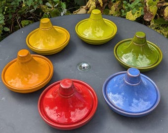 Spanish Mini Tagines: Colorful Tapas Dishes, Set of 3