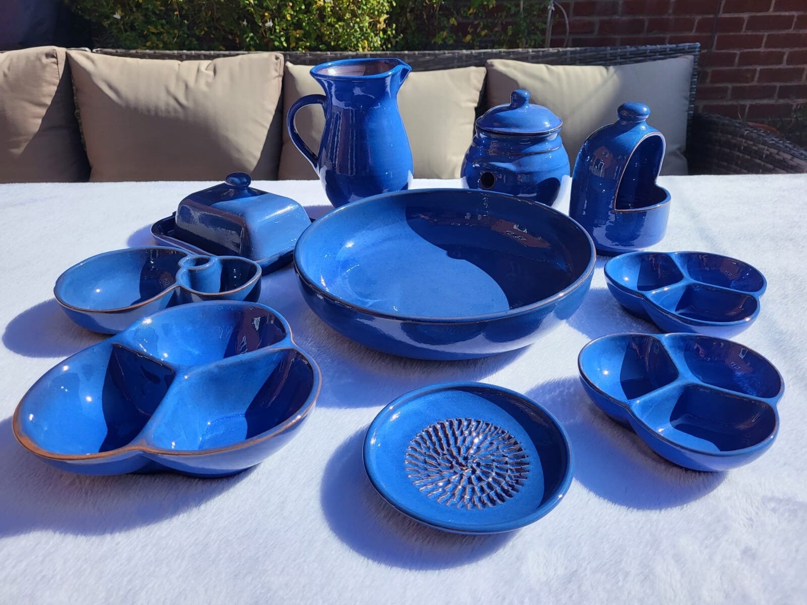 Pottery Rasps Spanish Pottery Garlic Rasp, Ginger Grater Blue Ceramic Plate - Etsy