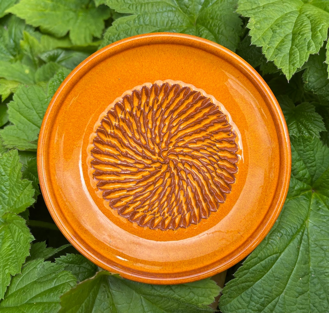Pottery Rasps Orange Ceramic Garlic Rasp: Spanish Pottery Nutmeg, Chocolate, Ginger ...