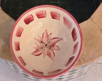 Hand painted Spanish pottery. Snack bowl. Housewarming, Birthday, Christmas, wedding gift