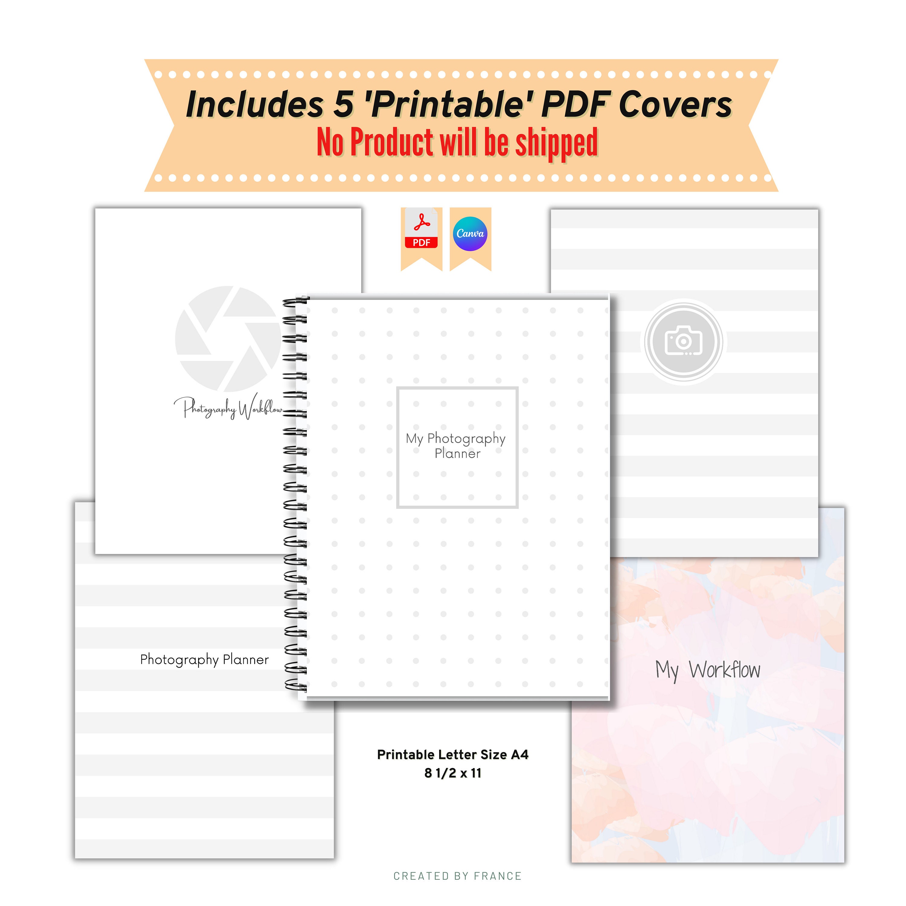 Printable Photographer Planner, Photography Contract, Printable Payment ...