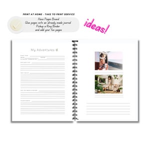 Printable Girl Planner, Printable Camping Journal, PDF Girl RV Planner ...