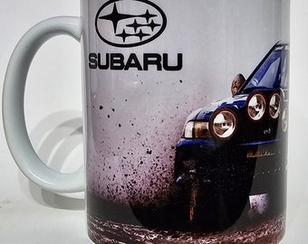 Subaru Impreza Rally Colin Mcrae Mug 11 oz Mug full wrap