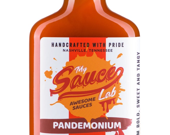 Hot Sauce Gift Pack Pandemonium-Diabolisch Rot, Tolles Geschenk für Ihn, Danke Geschenk, 6,76 Unzen, Hitzestufe - 8 /10, Kenner - Made in USA