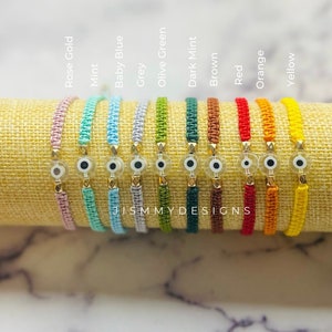 Evil Eye Bracelet, Protection Bracelet, Pulsera Protección Contra El Mal De Ojo, Mal De Ojo Pulsera