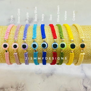 Evil Eye Armband, Cadeau voor Haar / Hem, Bescherming Armband | Pulsera De Protección Contra el Mal De Ojo Adultos y Bebé