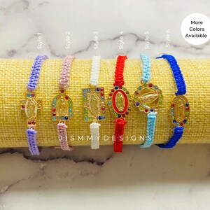 Our Lady of Guadalupe/Virgin Mary Bracelets | Adjustable Virgen de Guadalupe Bracelet | Handmade Bracelets, Gift for Her/Him, Friendship