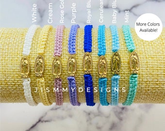 メキシコ風のグアダルーペの聖母ブレスレット、聖母マリアの