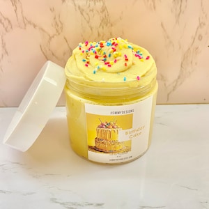 Birthday Cake Cloud Dough Slime, Aromatherapy Slime,Therapy, Stress Toy, Sensory Toy,  Slime for Adult, Gift For Her, Slime Shops
