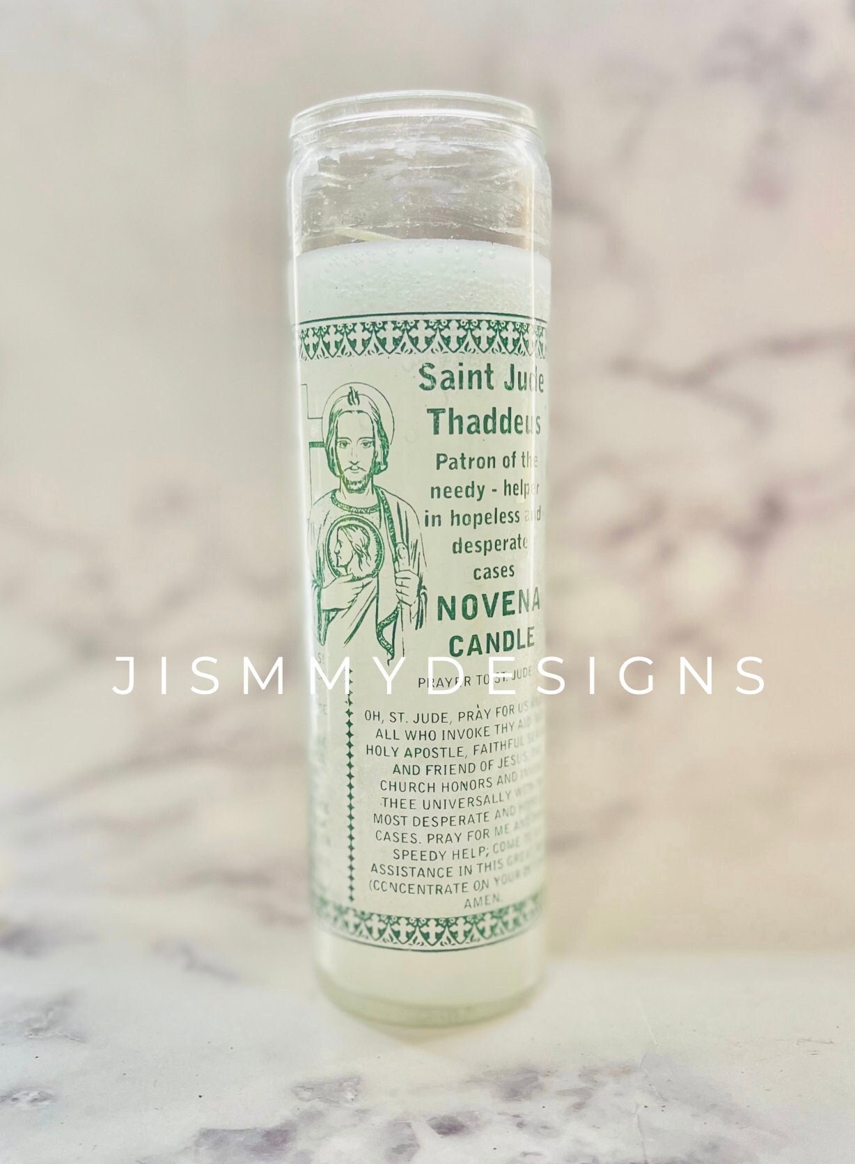 St.jude Candle, San Judas Candle, Religious, Prayer Candle, Gift for