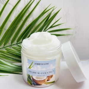 Tropical Coconut Cloud Slime, Aromatherapy Slime, Therapy, Stress Toy, Sensory Toy, Slime for Adults, Gift For Her/Him, Slime Shops