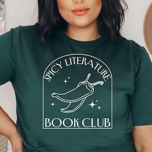 Würziges Literatur Buch Club, Buch Tropes Shirt, Romanze Leser Tshirt, Bücherwurm Geschenk, Smut Shirt, Spicy Bücher Shirt, Smut Reader, Fantasy Tee