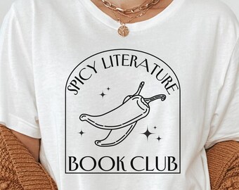 スパイシー文学ブッククラブ、ブックトロープスシャツ、ロマンスリーダーTシャツ、ブックギフト、スマットシャツ、スパイシーブックシャツ、スマットリーダー、ファンタジーTシャツ