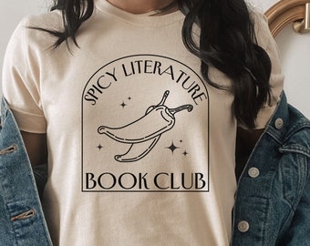 スパイシー文学ブッククラブ、ブックトロープスシャツ、ロマンスリーダーTシャツ、ブックギフト、スマットシャツ、スパイシーブックシャツ、スマットリーダー、ファンタジーTシャツ