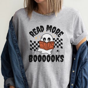 Read More Boooooks, Halloween Book Shirt, Bookish Tshirt, Reading Shirt, Bookish, Book Lover, Bookworm, Gift for Reader, Teacher Halloween