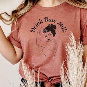 Raw Milk Shirt, Pro Metabolic Shirt, Nutrition T-Shirt, Farm Life, Cow Tee, Homestead Tee, Food Shirt