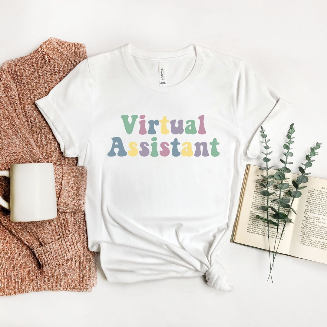 Virtual Assistant Sticker Retro Virtual Assistant T-shirt, Virtual Assistant Shirt, Assistant T ...