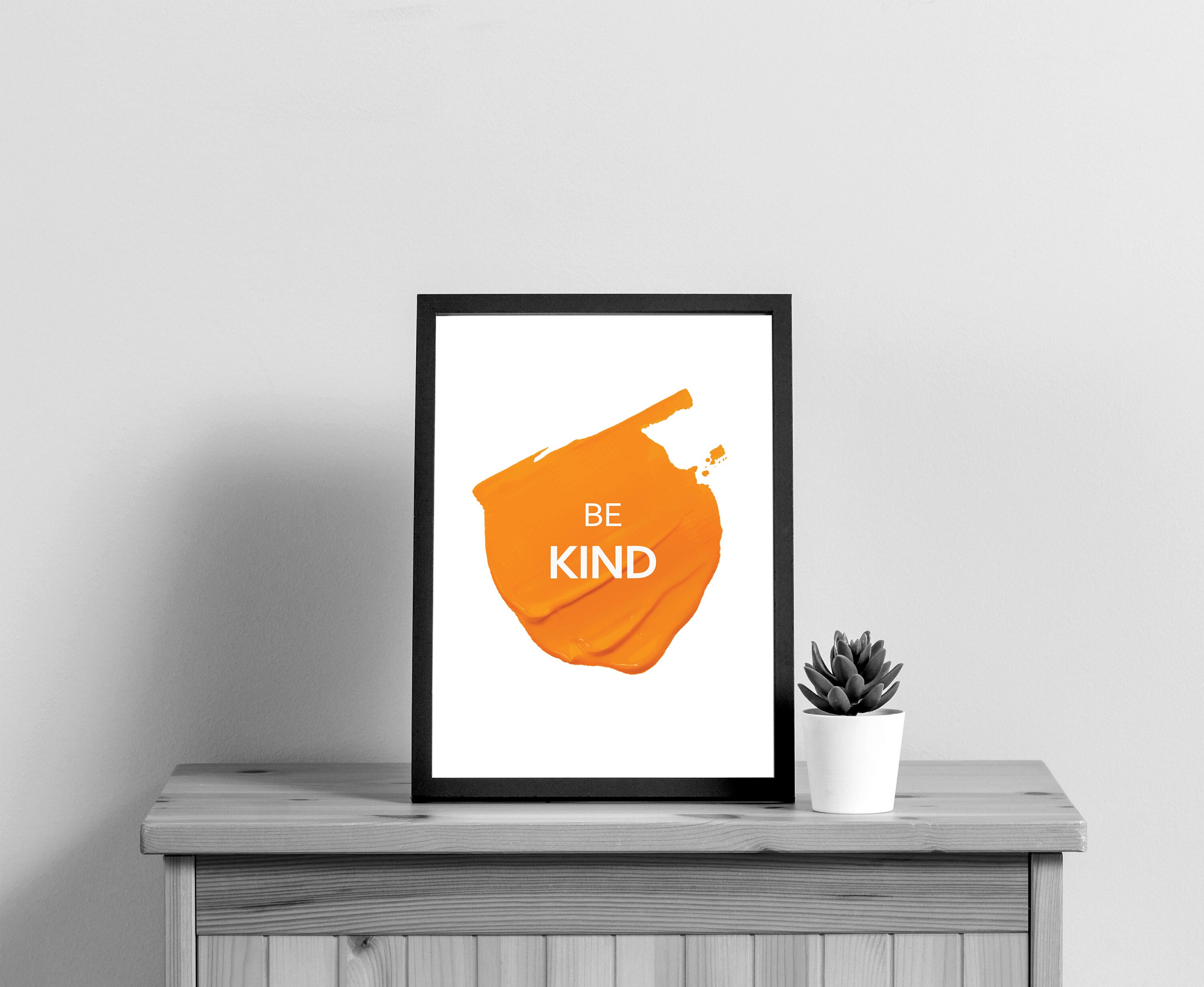 Be Kind Wall Art Be Kind Gifts Be Kind Digital Download Be Etsy UK