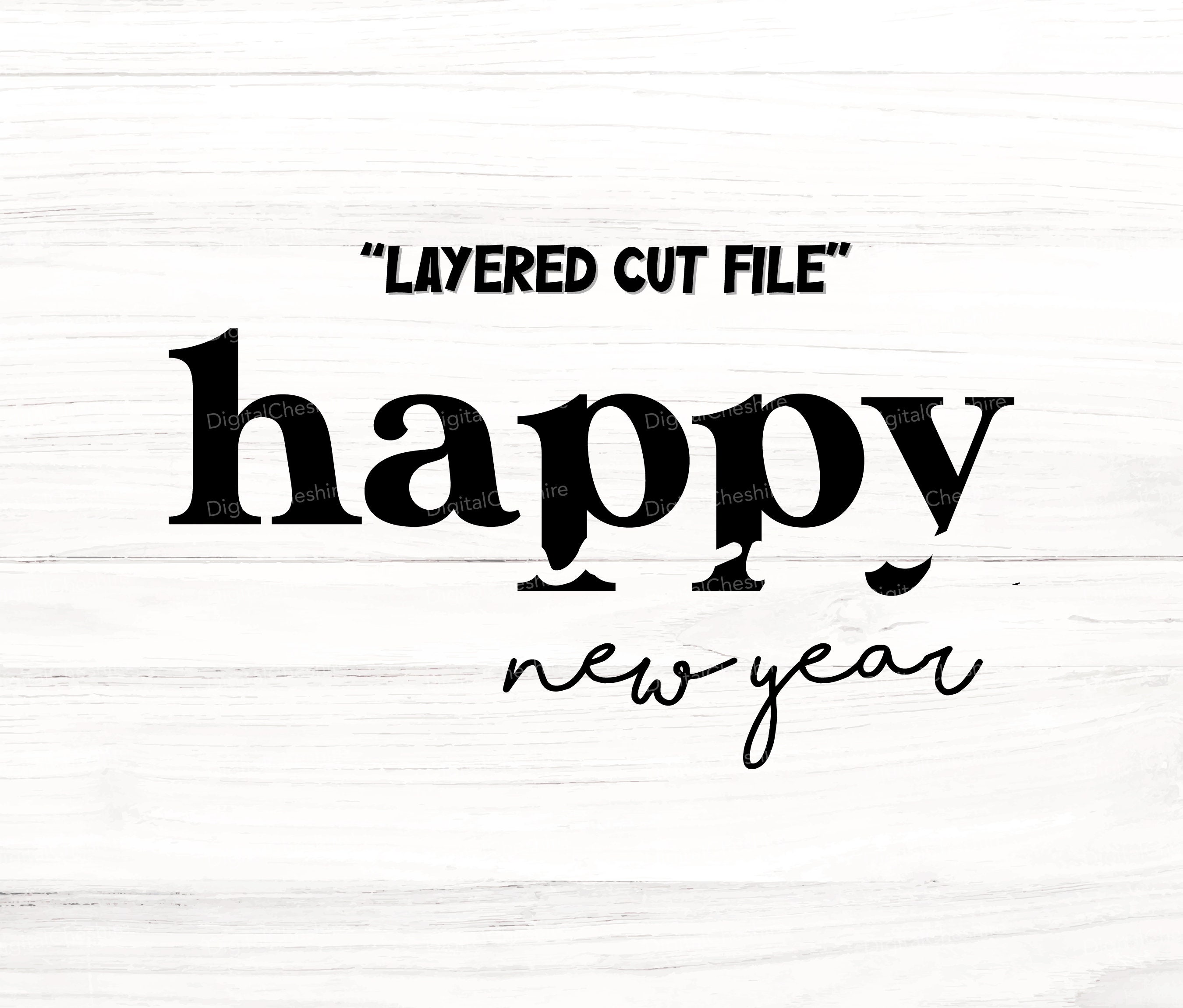Happy New Year 2023 Svg, Happy 2023 Svg Png, New Years Eve Cut File 