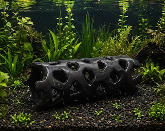 Extra Large 3D Printed Aquarium Hide – Shrimp Cave Breeding Tube, Aquascape Decor