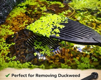 Aquarium Entengrütze Schaufel Werkzeug | Oberflächenreiniger für Aquarien | 3D gedruckter Skimmer für Schwimmpflanzen | Einfache Wartung des Aquariums