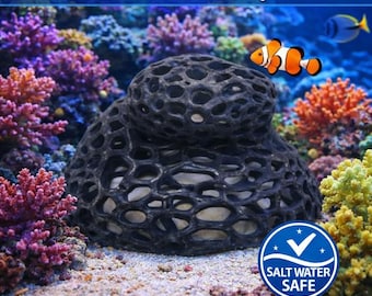 Saltwater Safe Shrimp Hide – 3D Printed PETG Aquarium Shelter for Fry