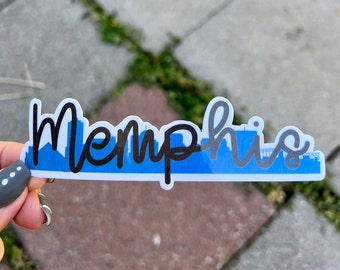 Memphis Skyline Sticker/ Laptop Decal