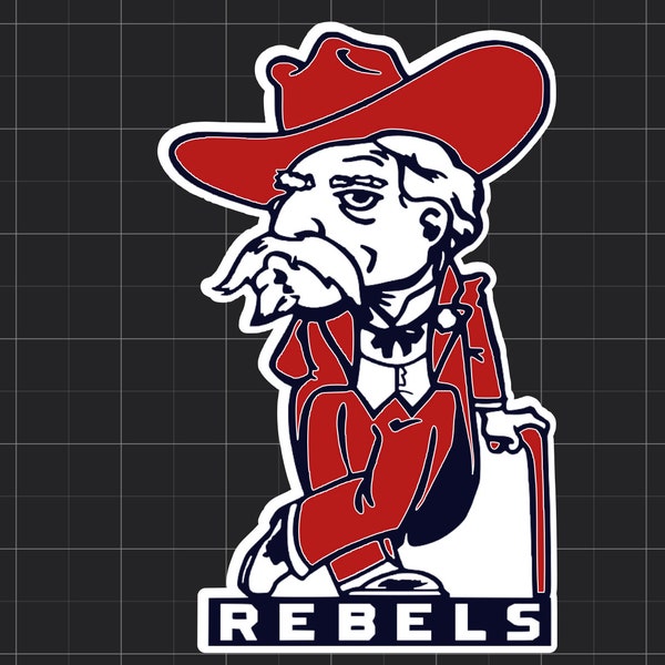 Colonel Reb Inspired Vinyl Car Decal