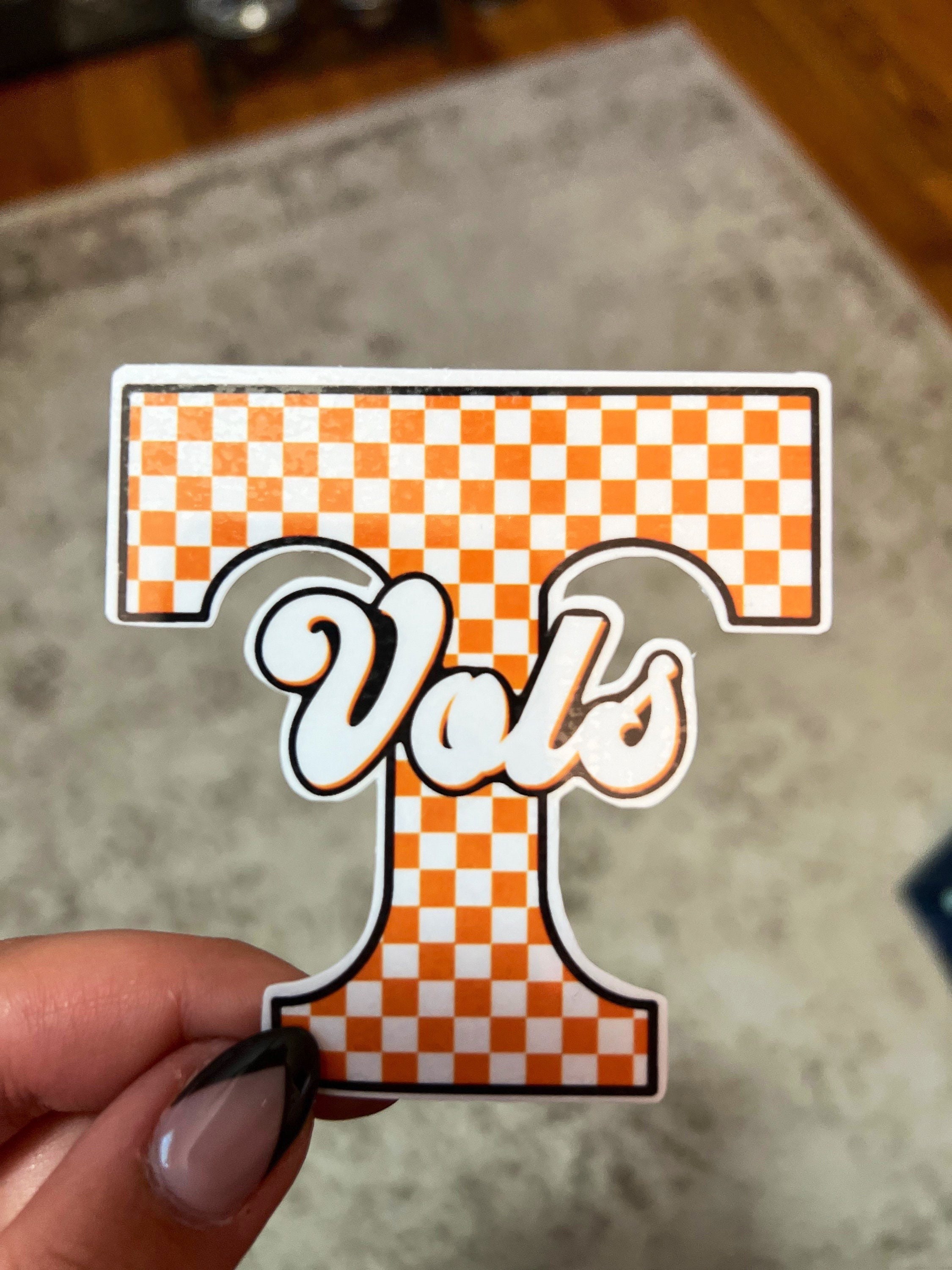 Vols, Tennessee Yeti White Primary Logo Slim Colster