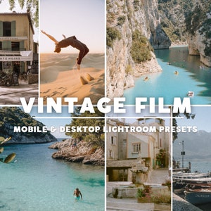 15 FILM Lightroom Presets l Vintage Lightroom Mobile Preset l Mobile & Desktop Presets l Analog Retro Vintage Film Preset l Film Aesthetic