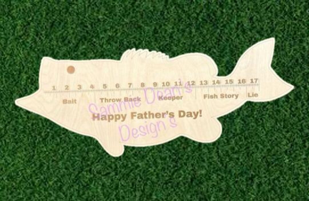Fish Ruler Digital Download Cut File - Etsy