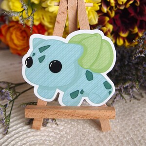 Adesivo dinosauro pianta verde | Adesivi Anime | Adesivi per computer portatili | Adesivi in vinile | Anime | Adesivo antigraffio | Decorazione