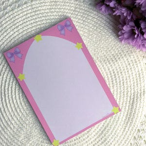 Magical Girls Notizblock | DIN A6 | 50 Blatt 90g/m2 | Anime Notizblock | To Do Liste | Einkaufsliste | Blanko Notiblock
