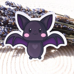 Halloween Bat Sticker | Fledermaus Aufkleber | Süßer Sticker | Laptop Sticker | Vinyl Sticker | Trick or treat | Kawaii Sticker |