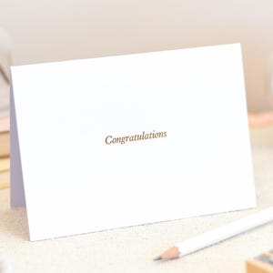 Carte de félicitations | Enveloppe doublée de luxe | Nouvelle carte de travail | Carte de mariage | nouvelle carte de félicitations de bébé | Félicitations pour votre nouvelle maison