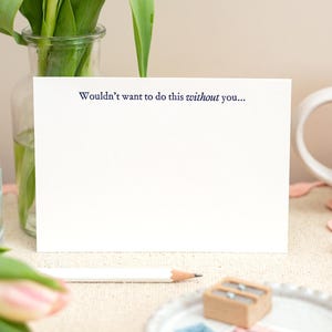 Letterpress Card | Bridesmaid Proposal Card | Letterpress A6 Notelet