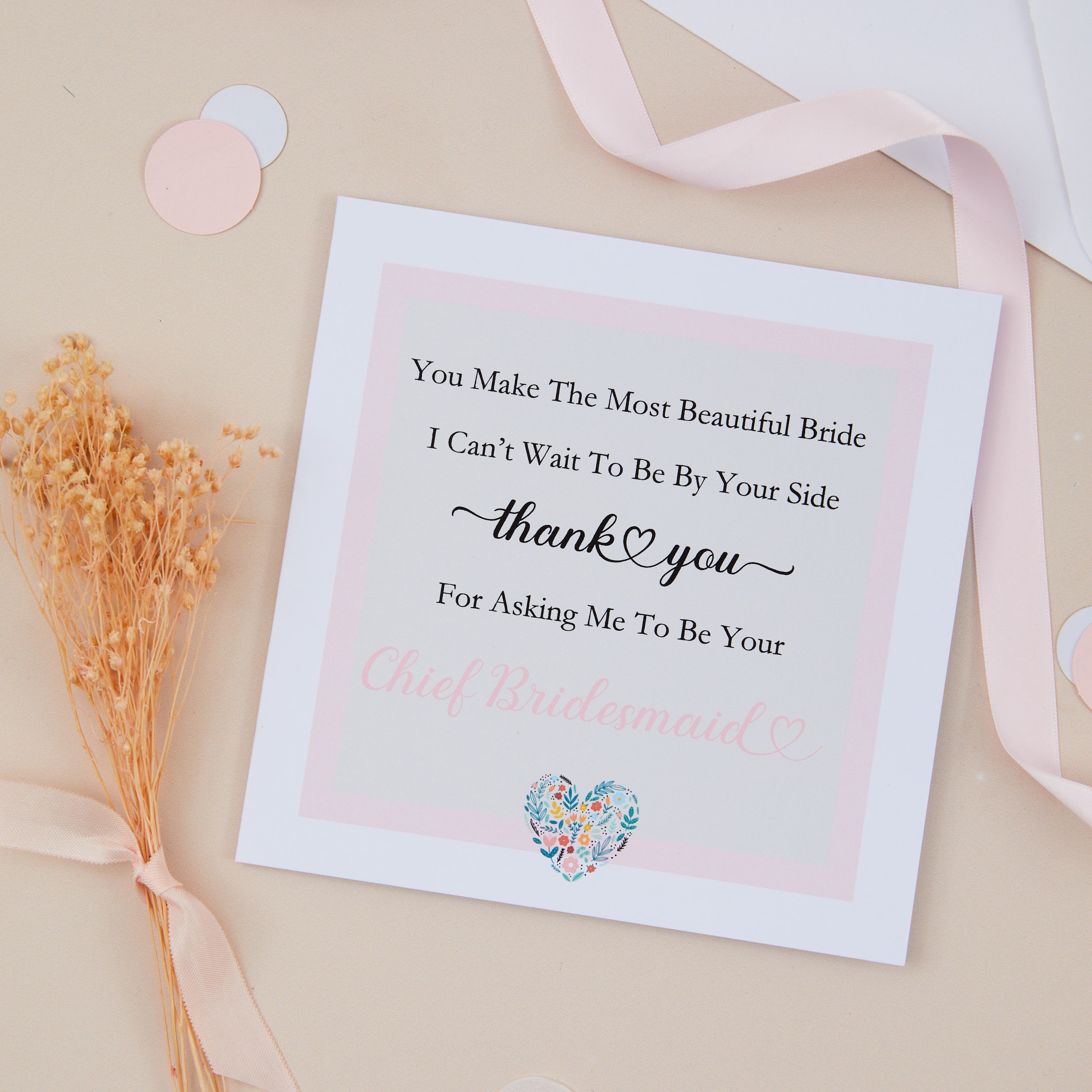 Honor Proposal Thank You For Asking Me To Be Your Maid Of Honour