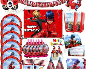 Miraculous Ladybug Birthday Decorations Etsy