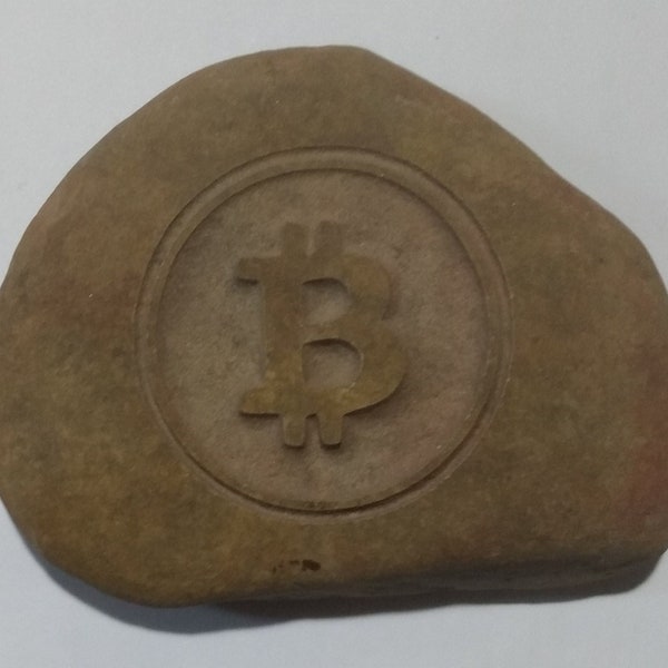 Bitcoin engraved in stone