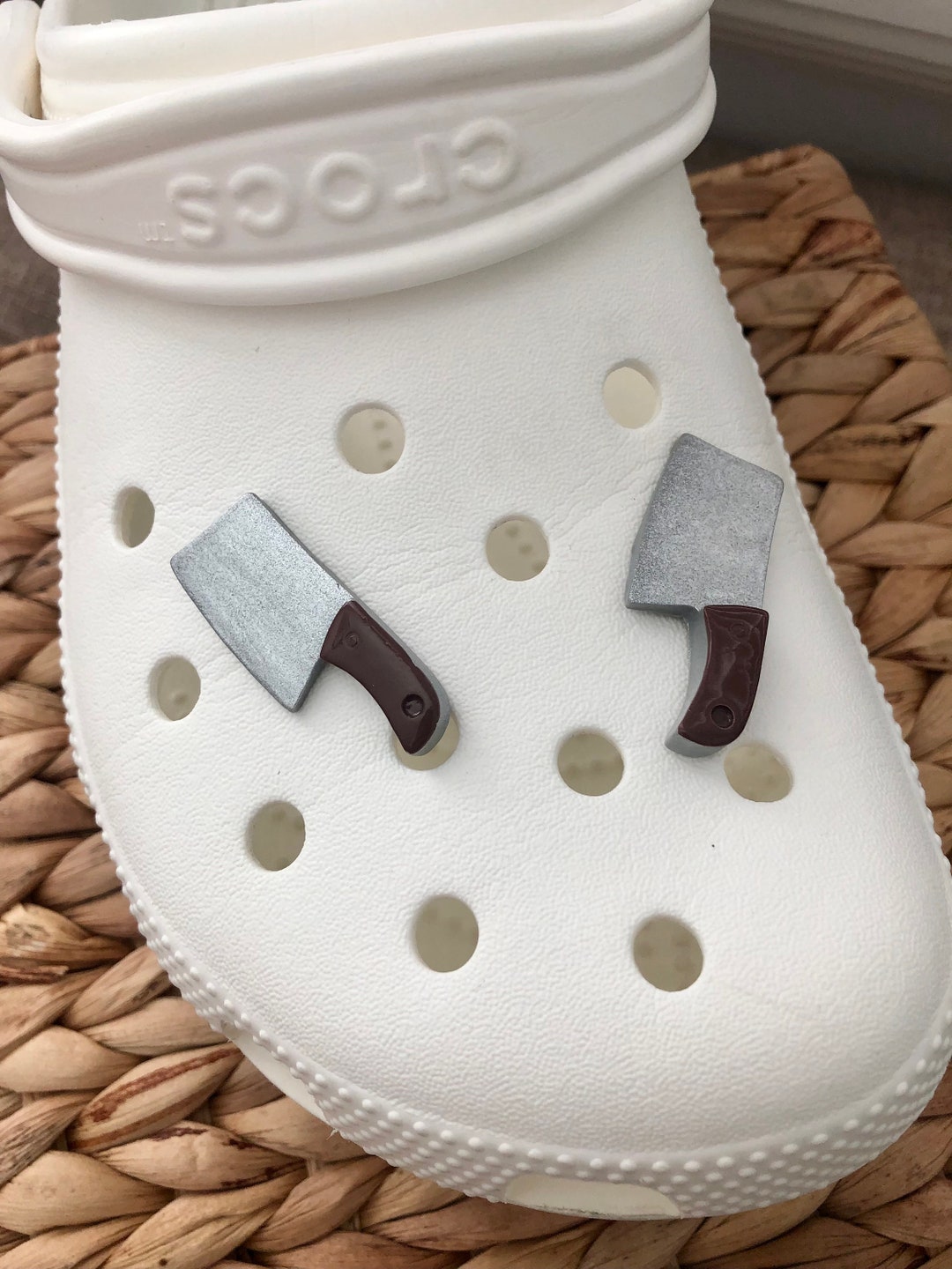 Chef's Cleaver / Butcher Knife Croc Charm Etsy