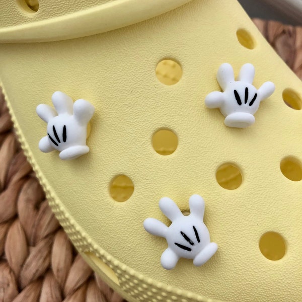 Mickey Glove Croc Charm