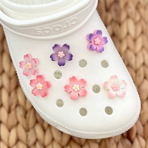 Sakura Cherry Blossom Croc Charm