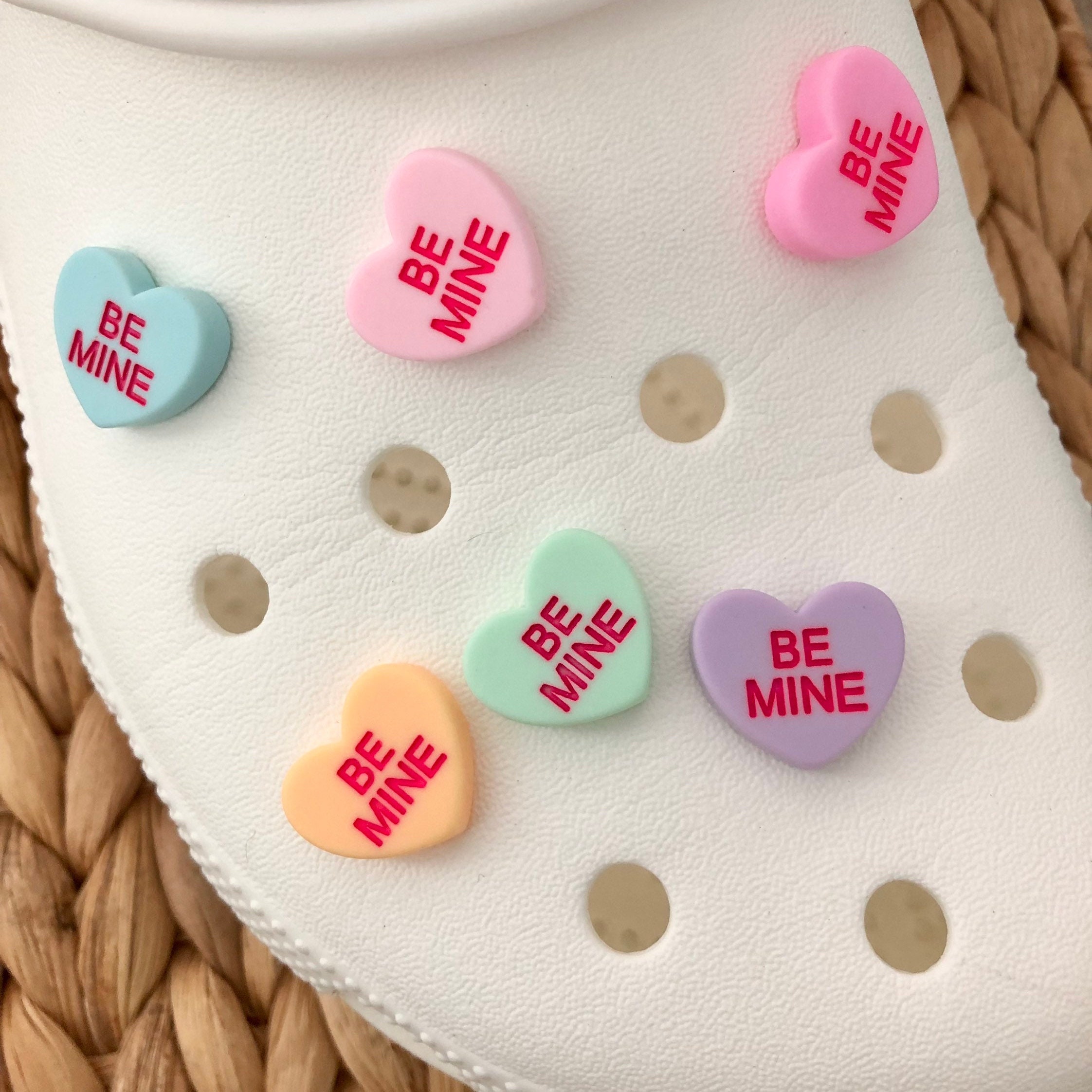 Valentine's Day Romantic Croc Charms for Kid Adults